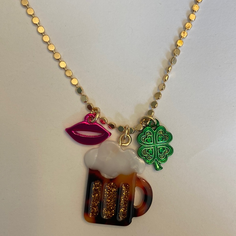 Betsey Johnson Beer Necklace nwt